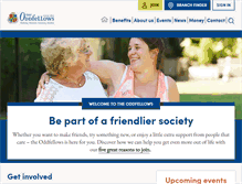Tablet Screenshot of oddfellows.co.uk
