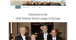 Desktop Screenshot of oddfellows.eu